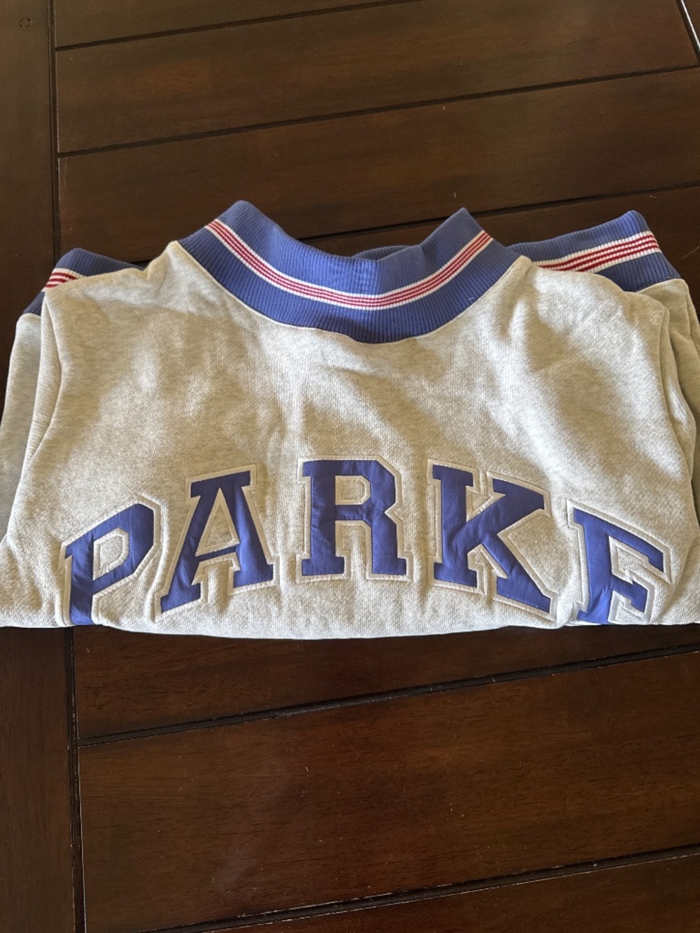 Varsity Mockneck Parke sweatshirt - Picture 4 of 5